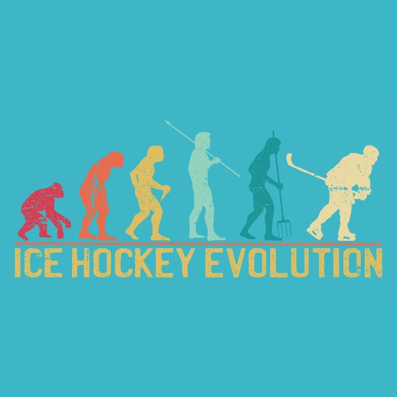  Hockey Evolution Silhouette Design