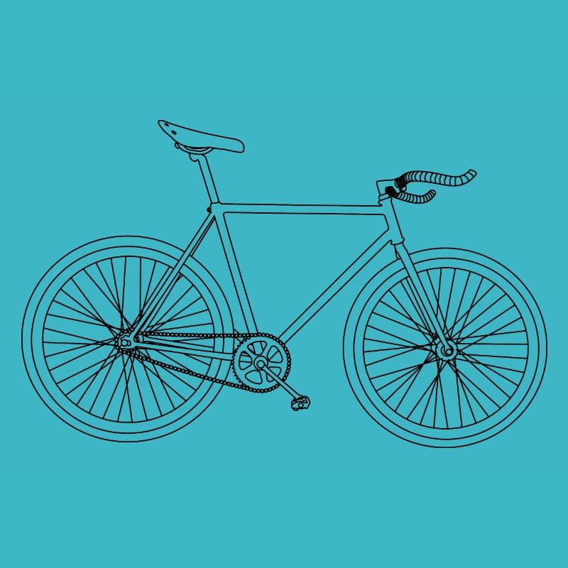 Fahrrad Silhouette