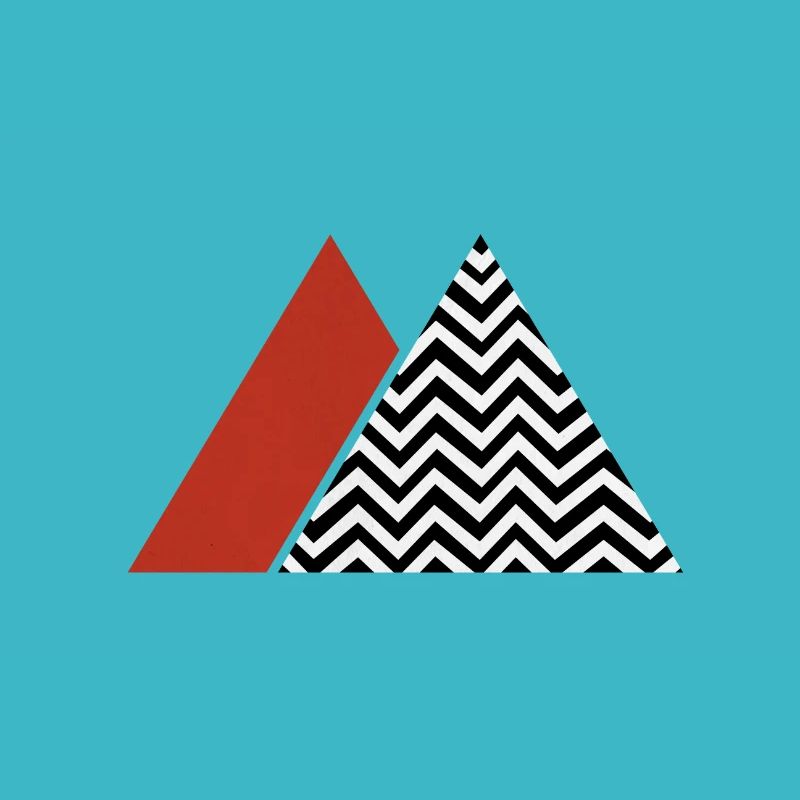 Design with zigzag and triangles