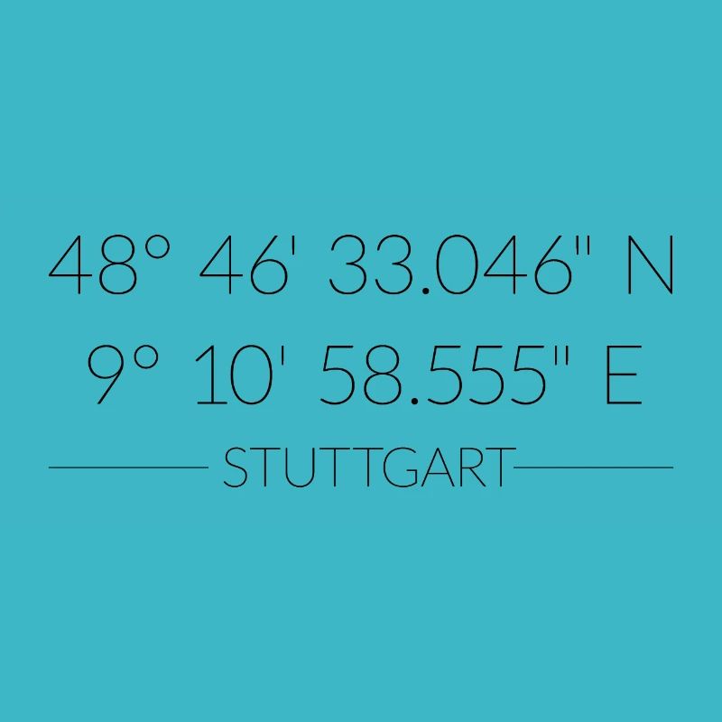 Coordonnées de Stuttgart