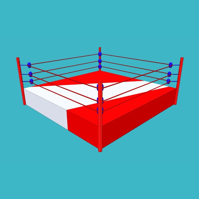 Ring de boxe, boxe, boxe