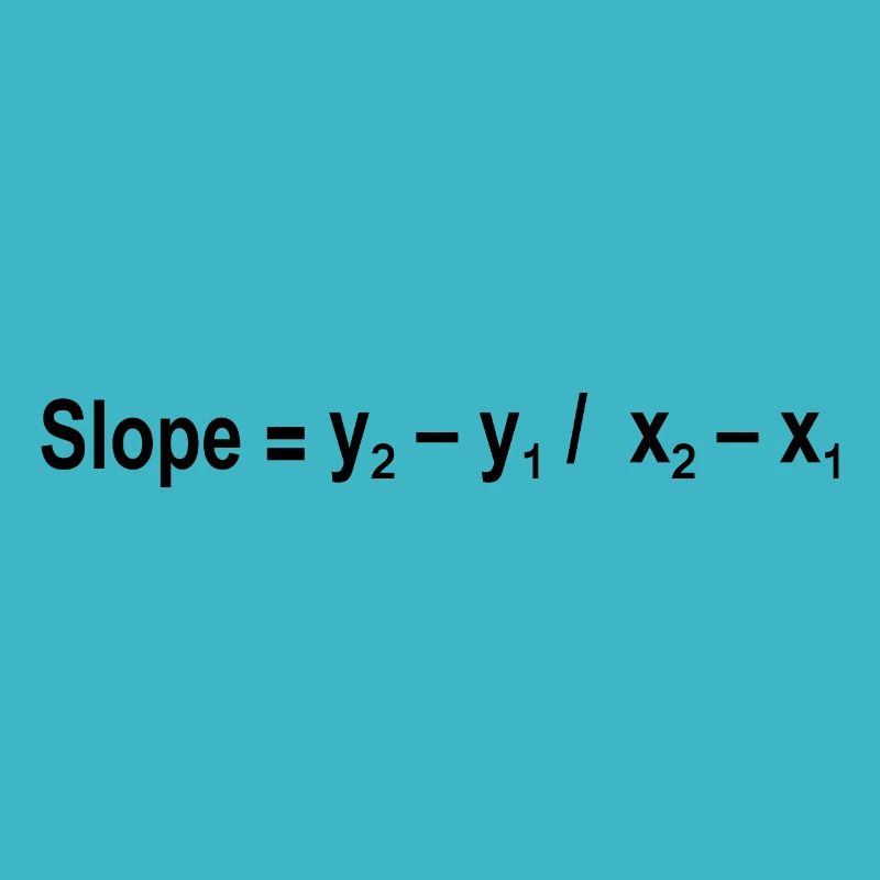 Formule de pente Mathématiques Formule Équation