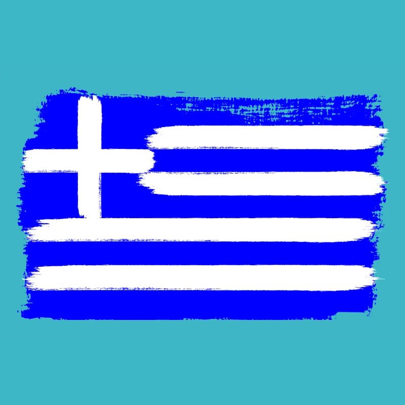 Drapeau de la Grèce utilisé look