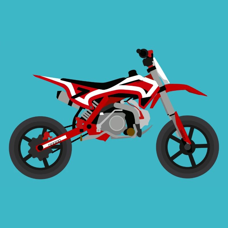 super Moto Rot Weiss