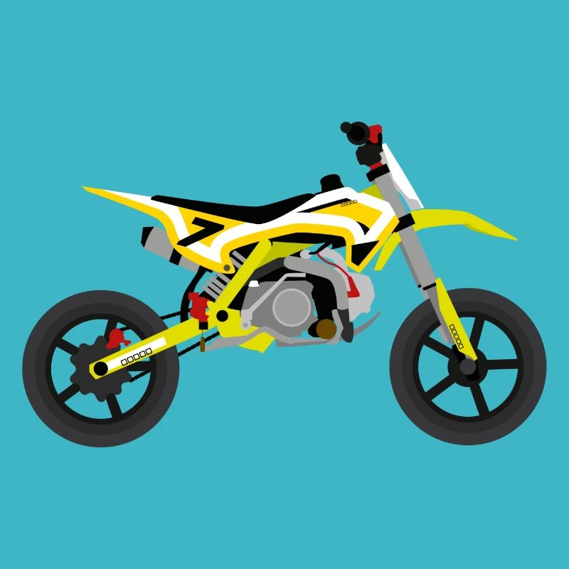 super Moto Yellow White