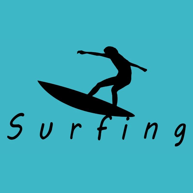 Lettrage de surf avec image