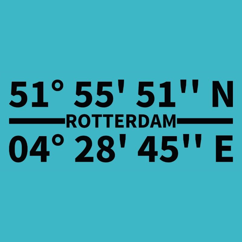 Coordonnées de Rotterdam