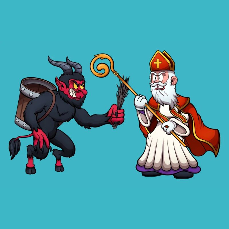 Saint Nicolas VS Krampus