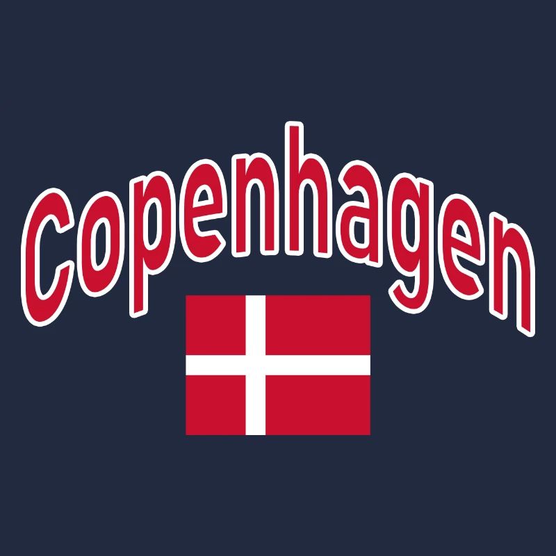 Copenhague Danemark drapeau