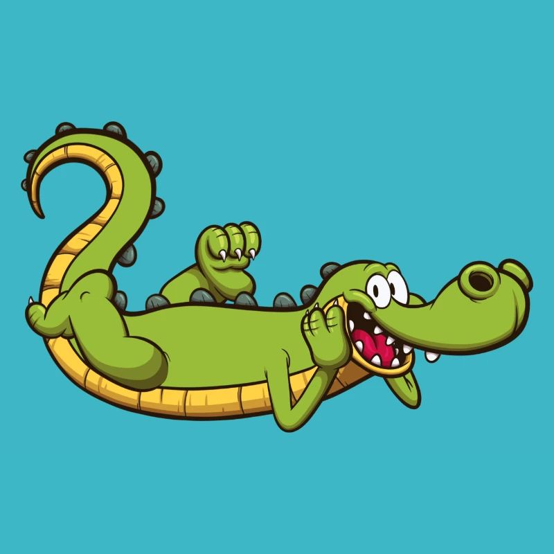 Karikatur Krokodil