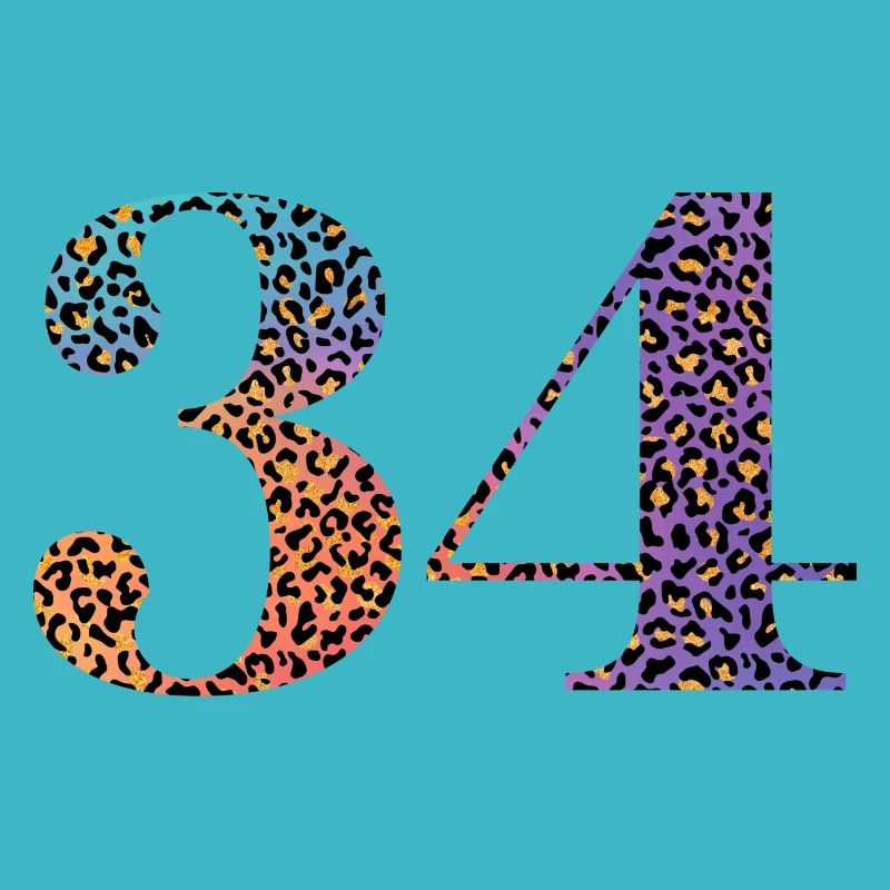34th Birthday Leopard