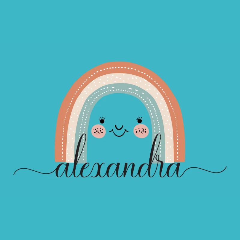 Alexandra! Rainbow, customisable