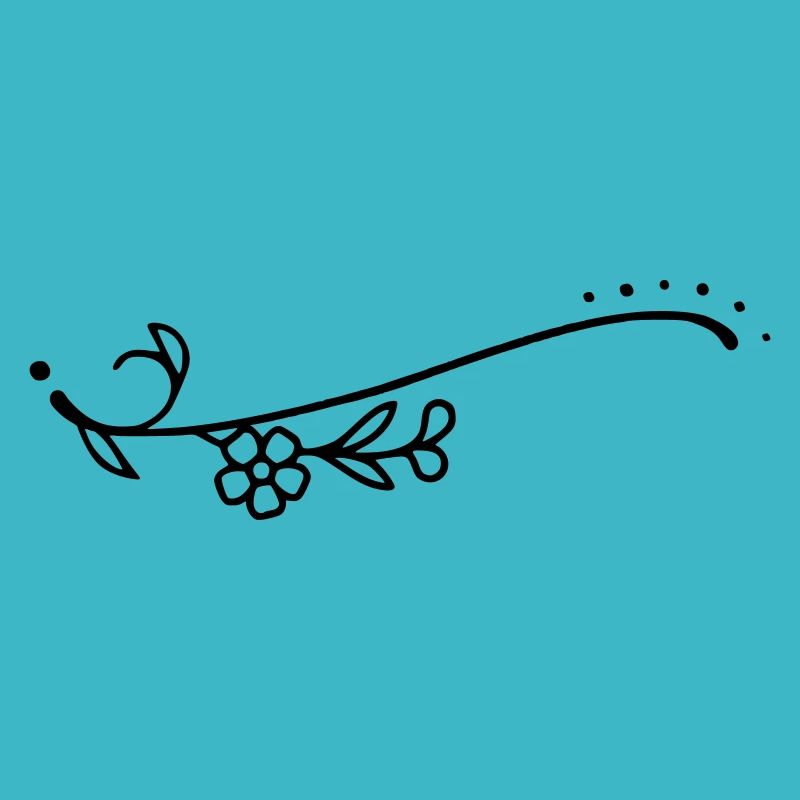 Curved Line Flowers