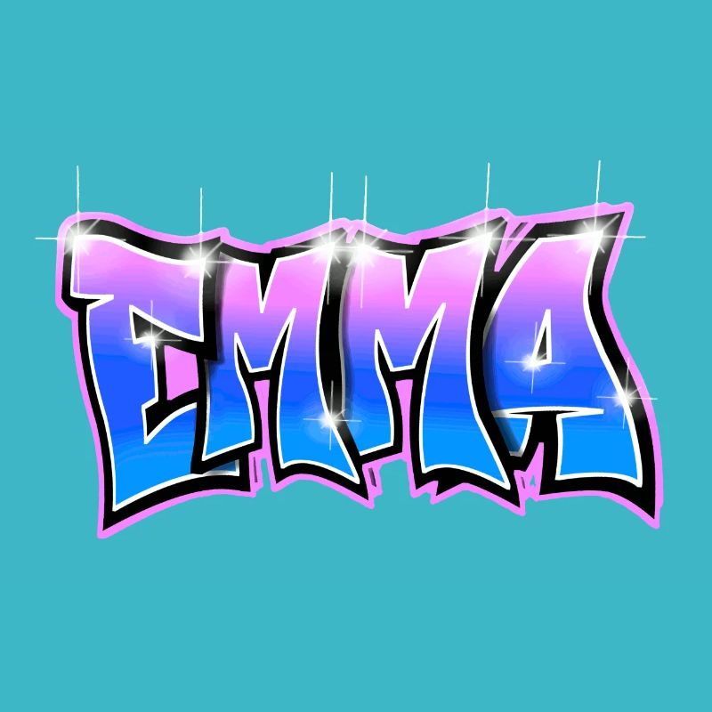Graffiti Tag prénom Emma