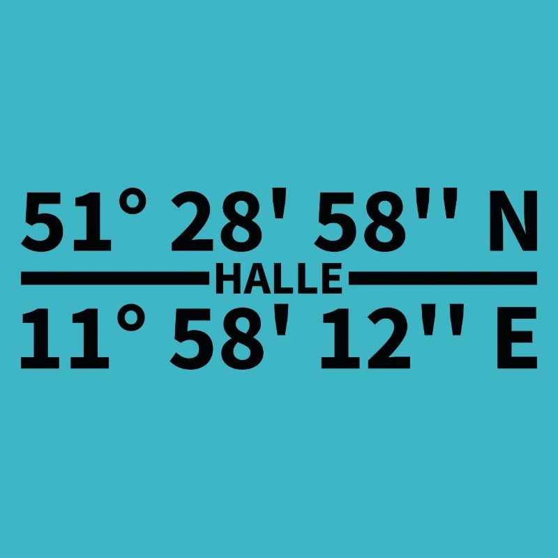Halle (Saale) coordinates