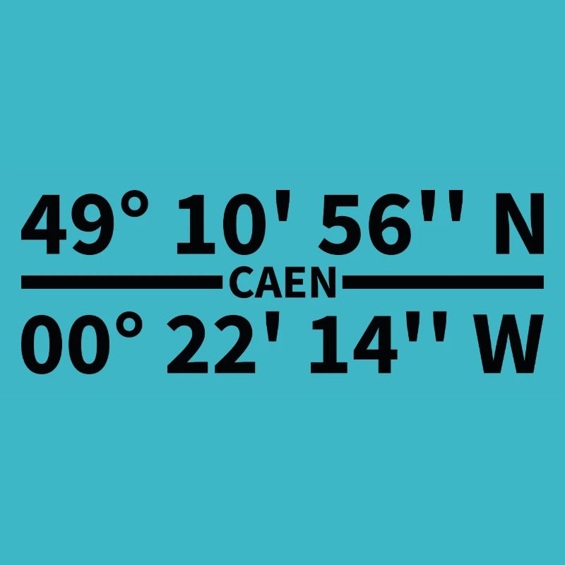Coordonnées de Caen