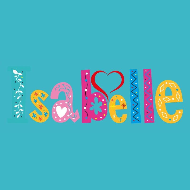 Personalisierter Isabelle-Name
