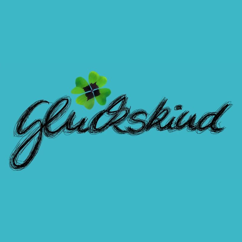 Glückskind mit Kleeblatt