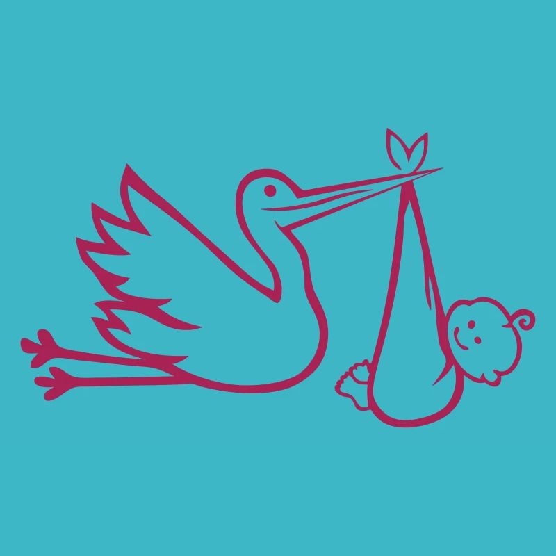 cigogne bebe naissance