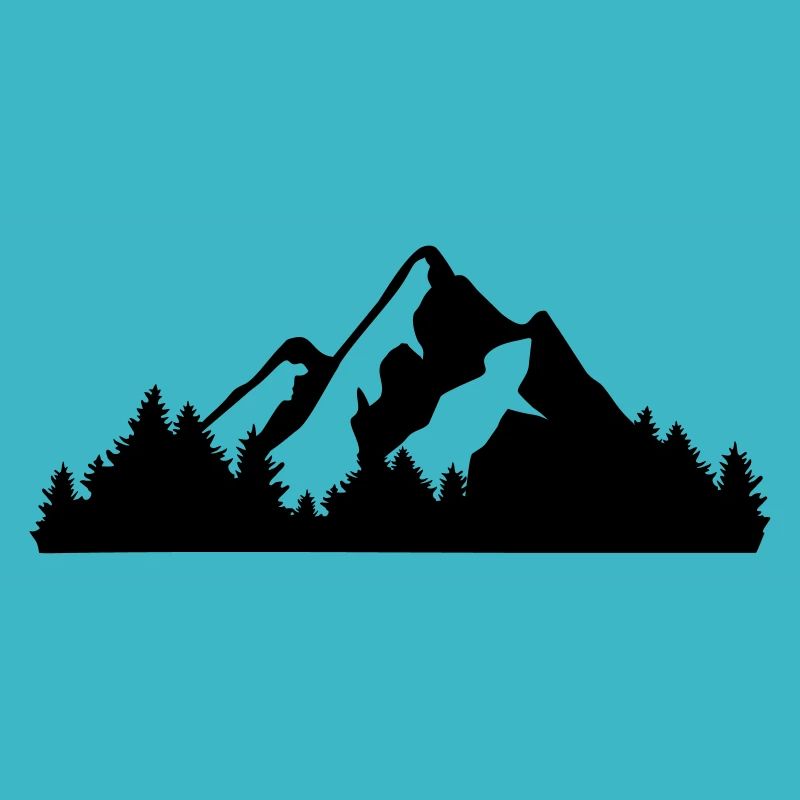 Berge und Wald