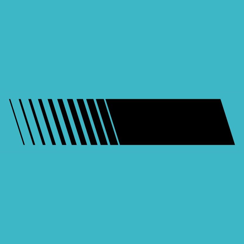Racing stripe right blank