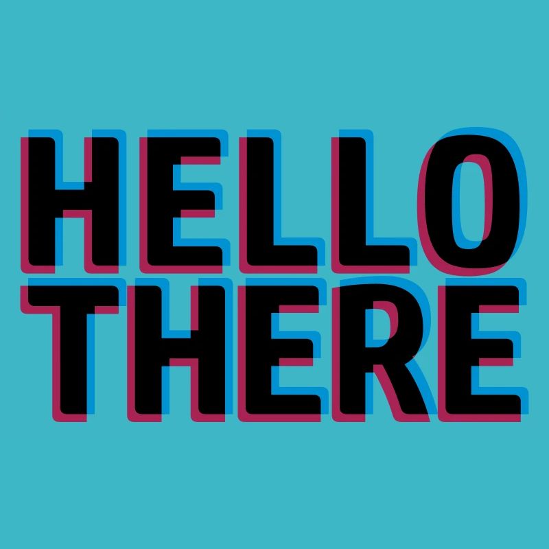 3D effect Hello