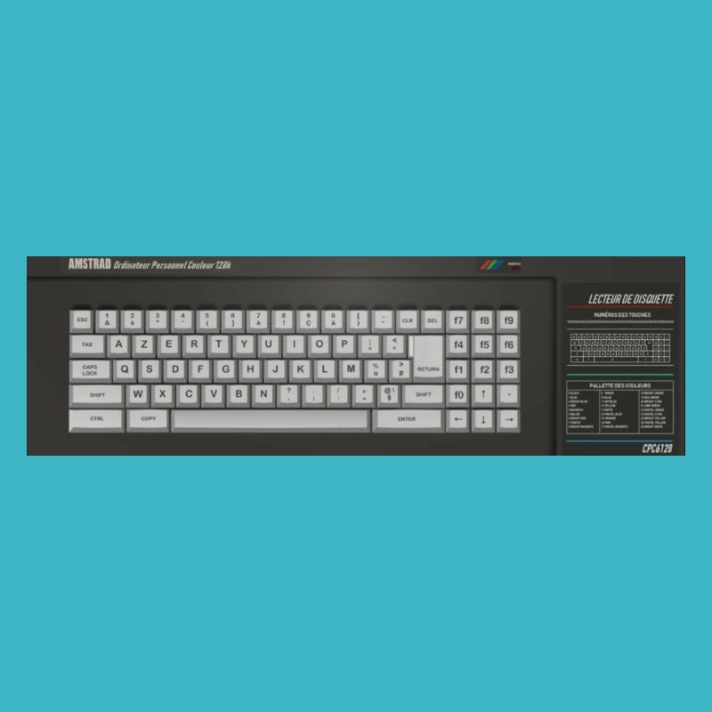 Amstrad CPC 6128 – Design Rétro 01