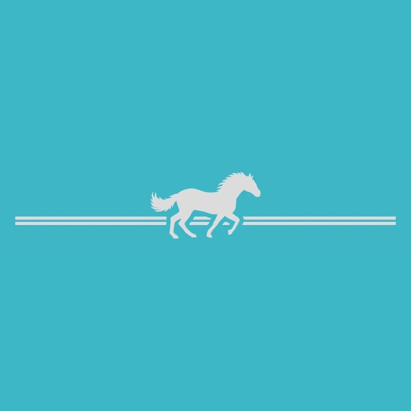 Line Stripe Racing Horse