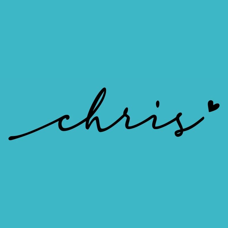 Nom cursif de Chris