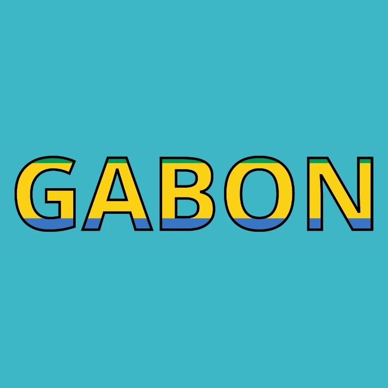 Drapeau Gabon