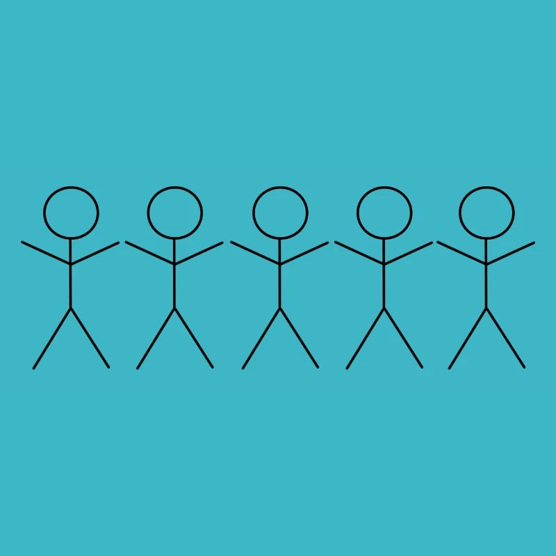 5 Stickman / Strichmännchen