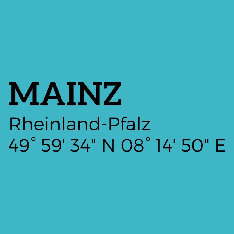 Mainz Rhineland-Palatinate coordinates