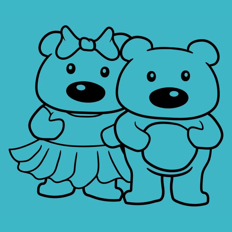 paerchen baer paar liebe 2 freunde team mann maedc