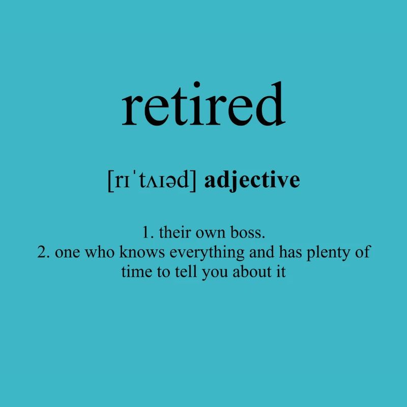 Retired (pensioniert) Definition Dictionary