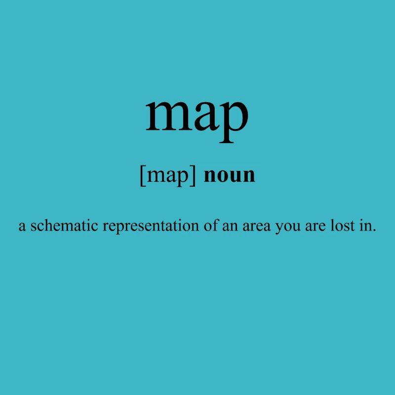 Map (Map) Definition Unisex T-shirt
