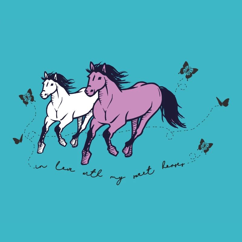 Les chevaux doux pull préféré équitation