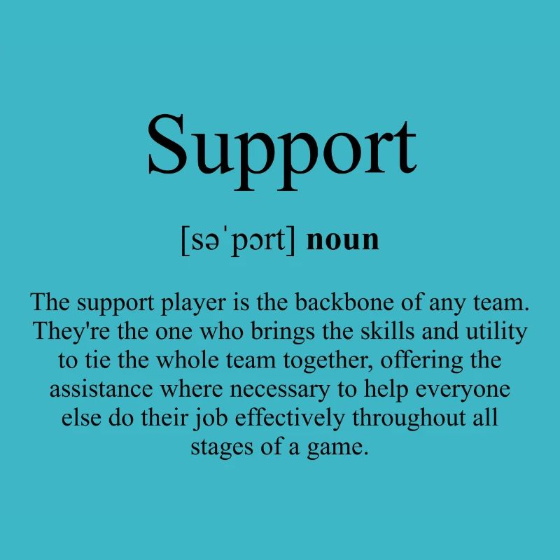 Support Definition Dictionary