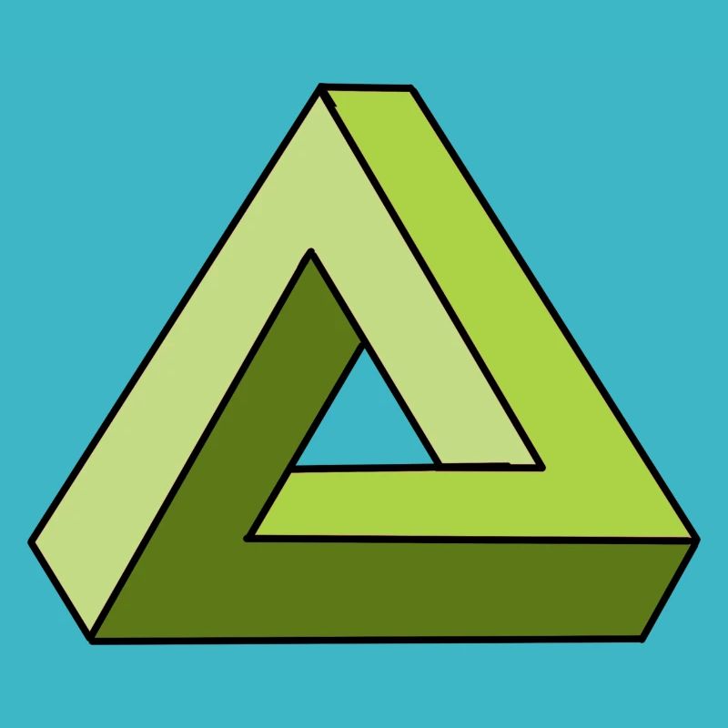 infinity infini triangle cool cadeau