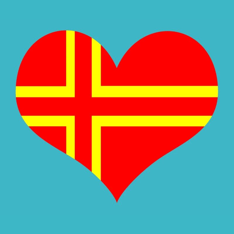 heart Norman flag