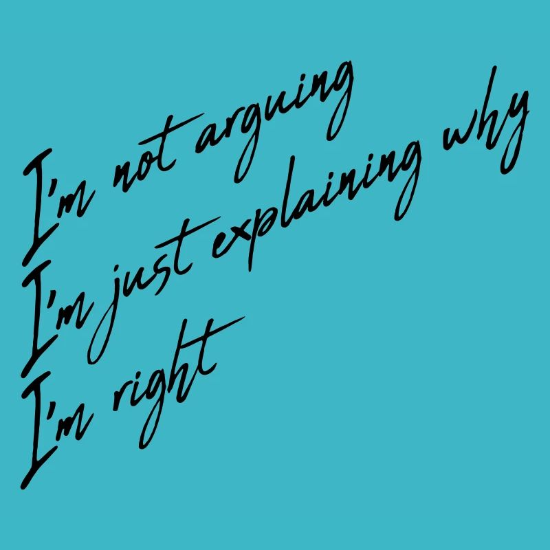 I m not arguing