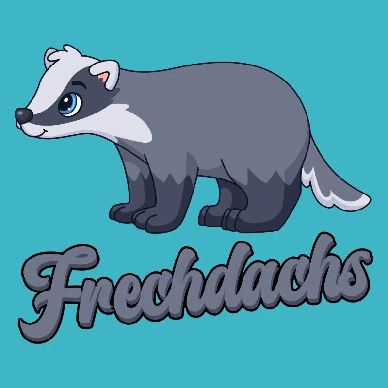 Lustiger, Süßer Dachs, Frechdachs,