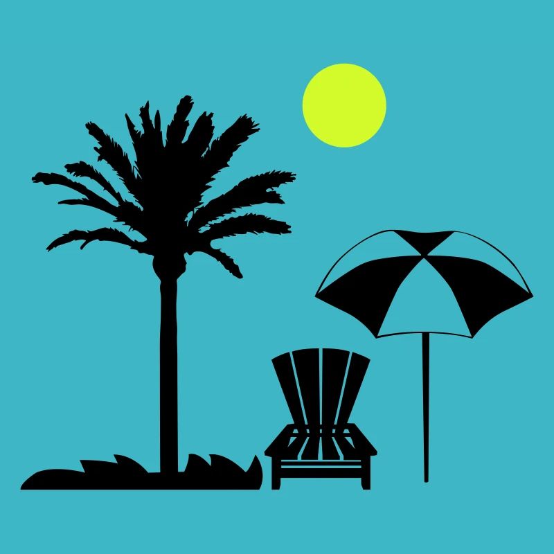 Chaise longue Palm Tree