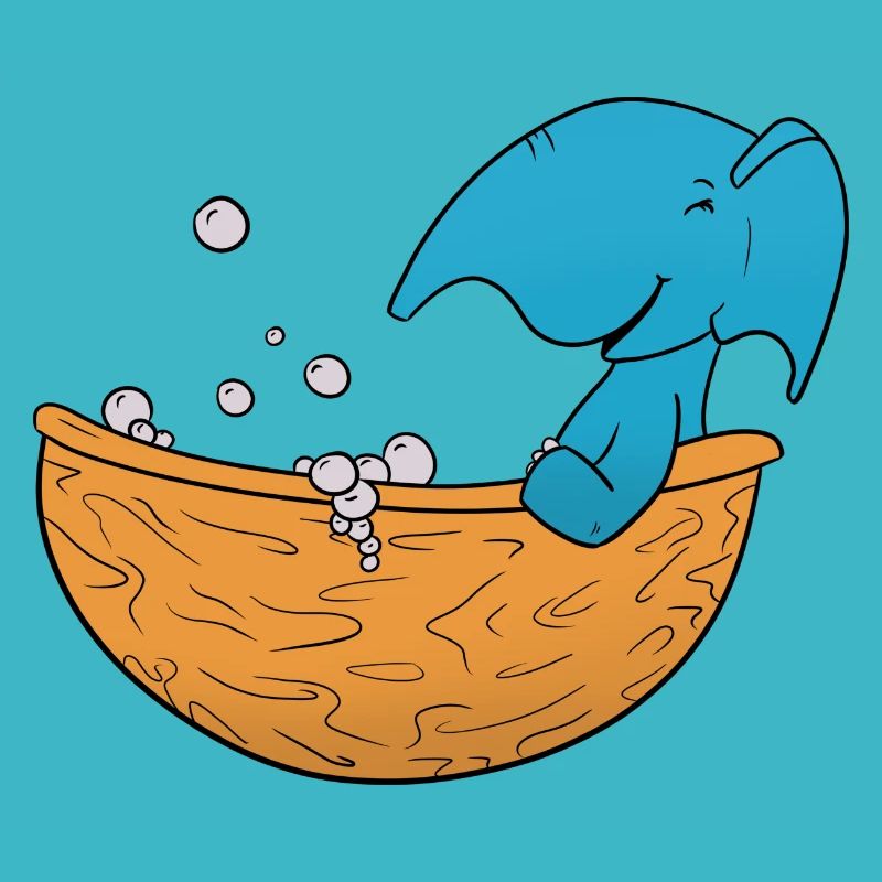 Elephant Bathing