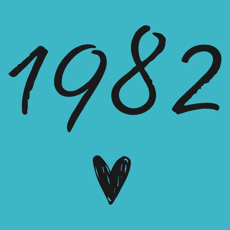 1982 coeur anniversaire