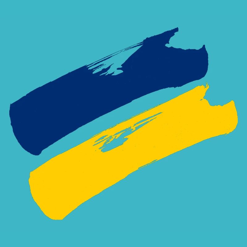 Lower Austria Flag - Brush Stripes
