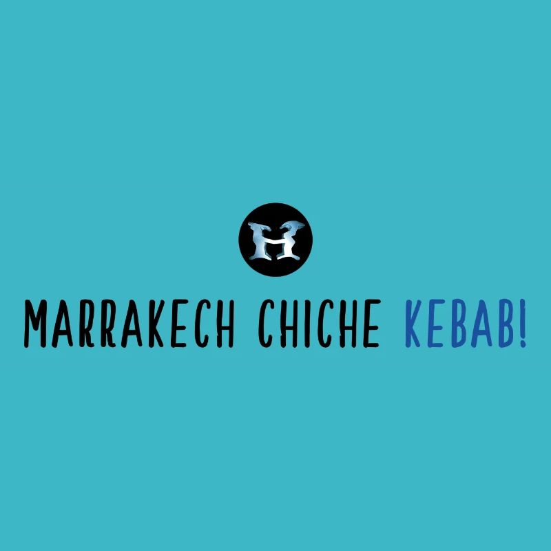 Marrakech Chiche Kebab - Logo - Black Blue