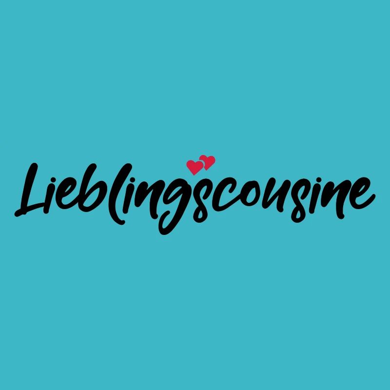 Lieblingscousine beste Cousine Spruch Geschenk