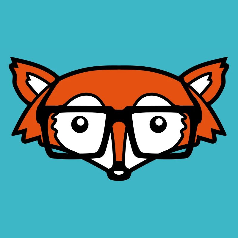 Geek fox head