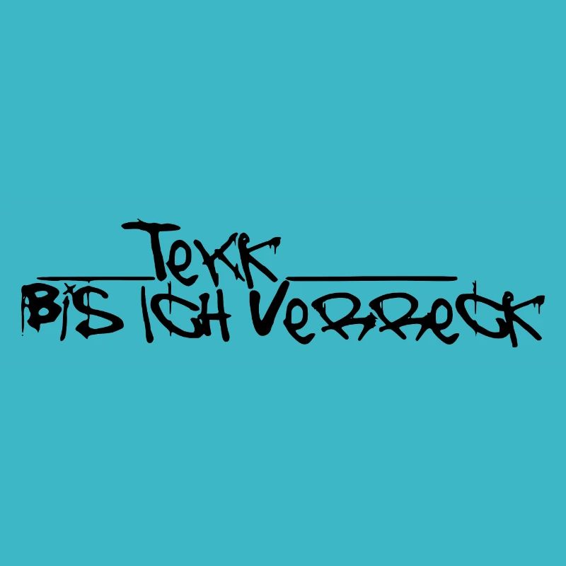 Tekk jusqu'à ce que je verreck - noir