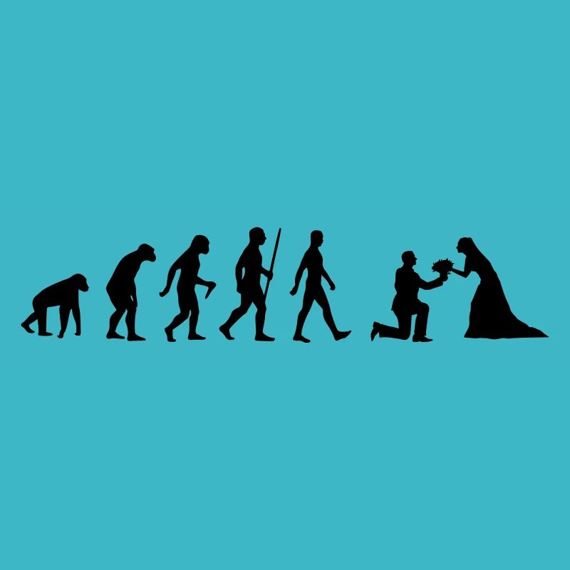 Evolution mariée et le marié mariée proposition de mariage